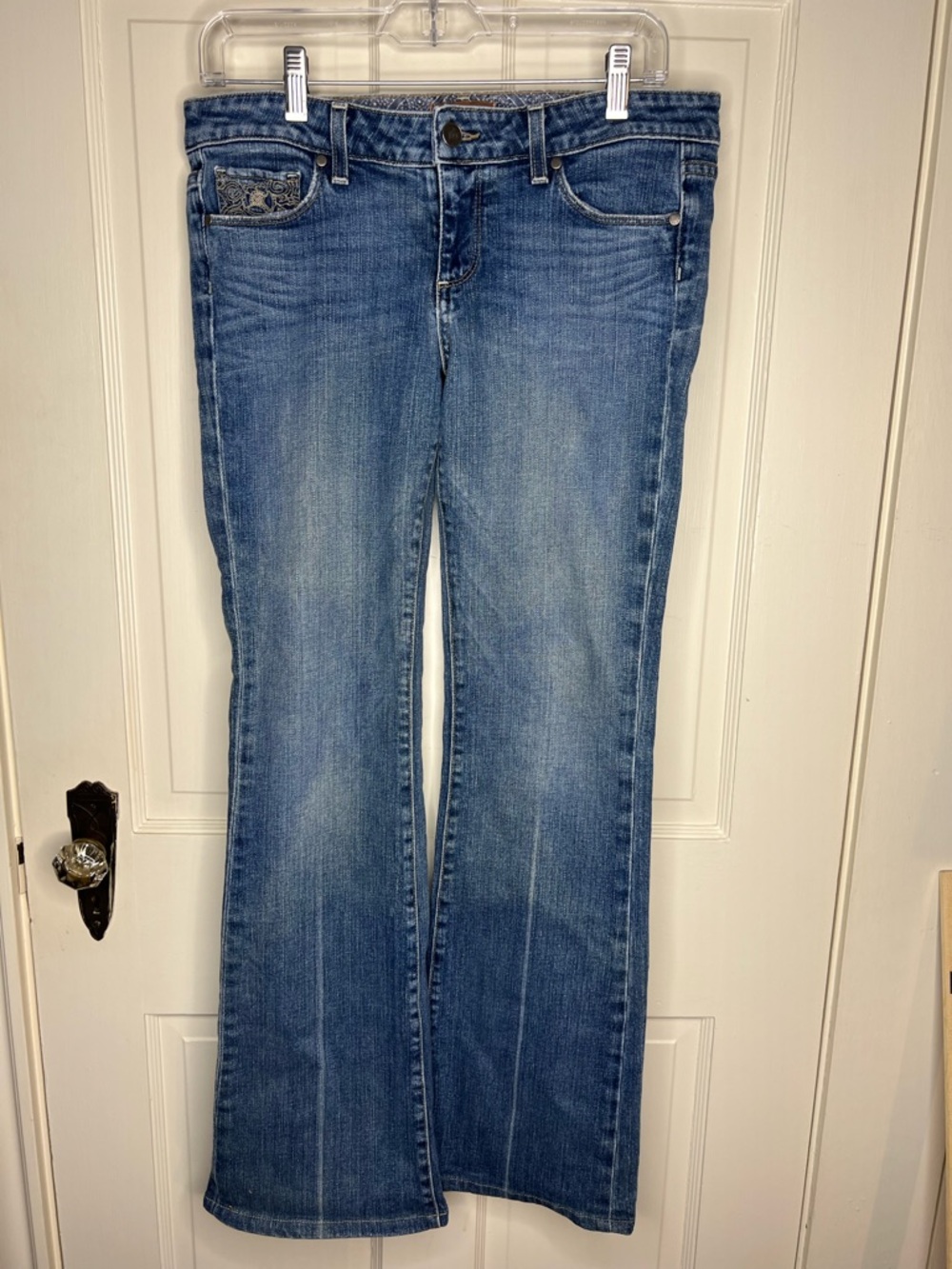 Vintage Y2K PAIGE Laurel Canyon Low-Rise Bootcut Sz 30 Jeans